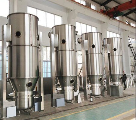 80 Mesh Particle 500kg / Partia FL Fluid Bed Dryer Granulator